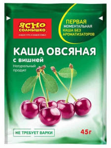 Каша овсяная Ясно солнышко с вишней 45 г.