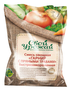 Смесь овощная Гарнир с пряными травами Свой Урожай замороженная 400 г