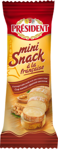 Сыр PRESIDENT mini Snack с красной плесенью 60% 90г