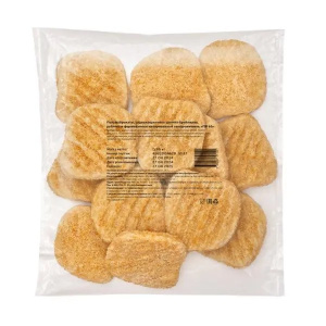 Котлета из мяса птицы Черкизово для бургера 100 г  1кг, весовой