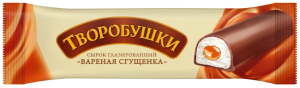 Сырок творожный Творобушки молоко сгущенное вареное 20% 40 г