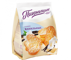 Сухари Пшеницын ванильные 200г