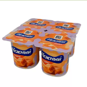 Пудинг Campina Нежный ультрапастеризованный карамельный 2,8% 4*100г