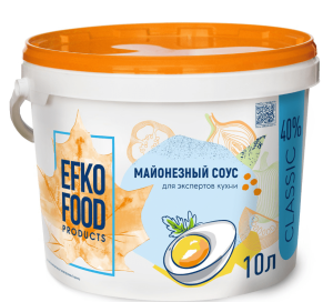 Соус майонезный EFKO Food Classic 40% 10л