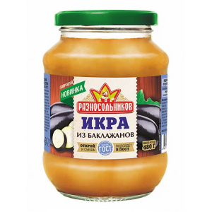 Икра из баклажанов  ТМ Разносольников 480 г