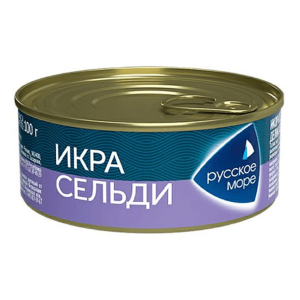 Икра сельди Русское Море  деликатесная Люкс Оригинальная 100 г