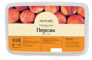 Пюре замороженное  ARTPUREE  Персик 1 кг