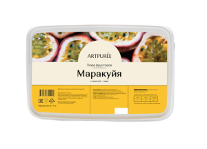 Пюре замороженное ARTPUREE Маракуйя с косточкой 1 кг