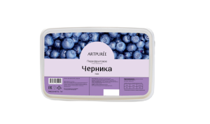 Пюре замороженное ARTPUREE Черника 1 кг