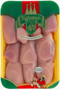 Мясо бедра цыпленка-бройлера Куриное царство бескостное замороженное ~900г, весовой