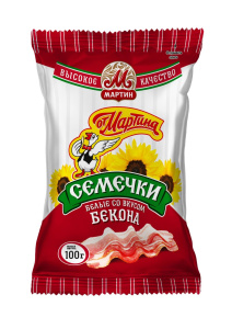 Семечки от Мартина жареные со вкусом бекона белые 100 г