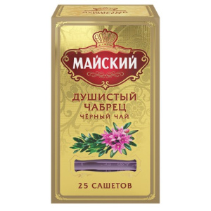 Чай Майский душистый Чабрец черный 25*50г