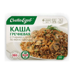 Каша гречневая Сытоедов с грибами и луком по-монастырски 300г
