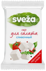 Сыр творожный Sveža для салата сливочный 50% 200г