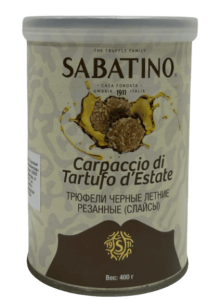 Карпаччо из Чёрного летнего трюфеля SABATINO 400г