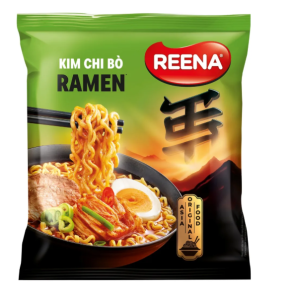 Лапша Reena Рамен Острый кимчи на мясном бульоне 115г