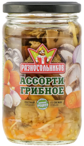 Ассорти грибное ТМ Разносольников 330 г