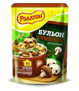 Бульон грибной Роллтон домашний 90 г.