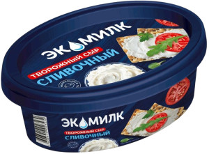 Сыр творожный ЭКОМИЛК с томатами 60% 120г