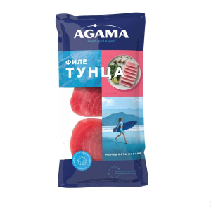 Тунец Agama филе без кожи замороженное 400г