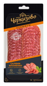 Колбаса Черкизово Салями Фламенко сырокопченая нарезка 100г