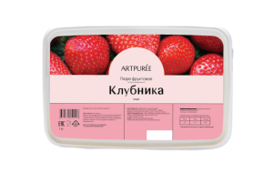 Пюре замороженное ARTPUREE Клубника 1 кг