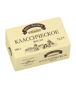 Масло сливочное Брест-Литовск Классическое 72,5% 180г