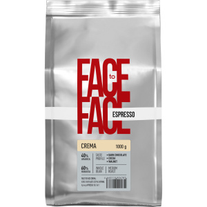 Кофе Face to Face "CREMA" в зернах 1 кг
