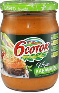 Икра кабачковая 6 соток 500г