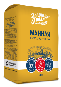 Крупа манная ТМ"Золотое Поле" 800г