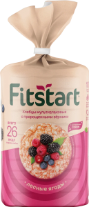Хлебцы мультизлаковые Fitstart лесные ягоды 100г