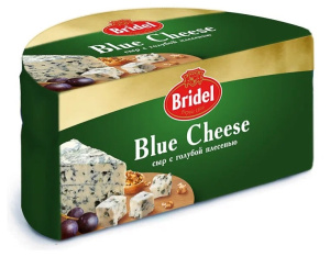 Сыр Bridel Blue Cheese с голубой плесенью 51%, весовой