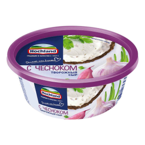 Сыр творожный Hochland с чесноком 60% 140 г