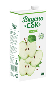 Напиток сокосодержащий ВкусноСок яблоко 0,95л