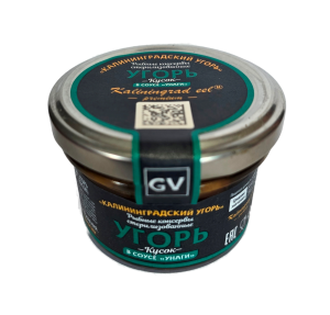 Угорь Калининградский кусочки в соусе Унаги 80 г (масса рыбы 50г)