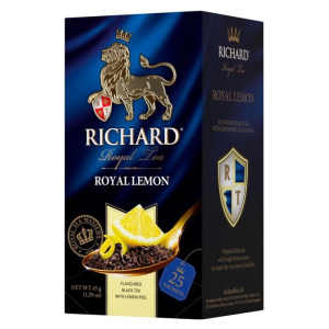 Чай черный RICHARD Royal Lemon 25 пакетиков