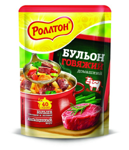 Бульон говяжий Роллтон домашний 90 г.