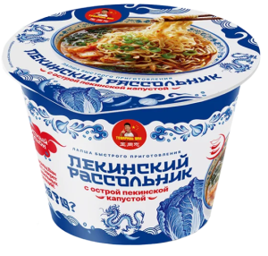 Лапша Товарищ Ван пекинский рассольник с острой пекинской капустой 100г