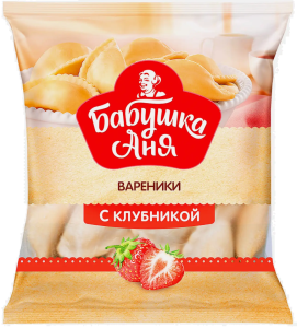 Вареники Бабушка Аня с клубникой 430 г
