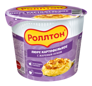Пюре картофельное Роллтон жареный лук 40г