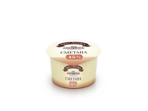 Сметана Брест-Литовск 15% 180 г.