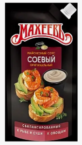 Соус майонезный МАХЕЕВЪ Соевый 50,5%, 200 г