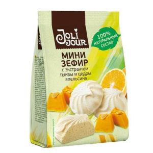 Зефир Joli Jour мини с экстрактом тыквы и цедры апельсина 110 г