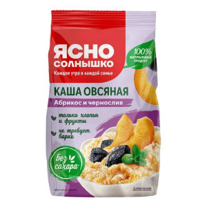 Каша Ясно Солнышко овсяная с абрикосом и черносливом 300 г