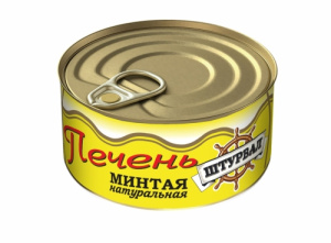 Печень минтая Штурвал 120 г