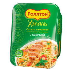 Лапша Роллтон Халяль Лагманная с курицей 90 г