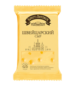 Сыр Брест-Литовск Швейцарский 40% 200г