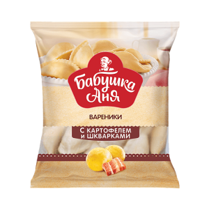 Вареники Бабушка Аня с картофелем и шкварками 430 г
