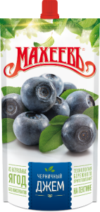 Джем МАХЕЕВЪ черничный 300 г.