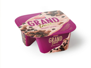 Десерт творожный Ehrmann Grand Duet Шоко Трио 7,3% 138 г.